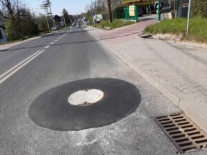 regulacja włazu po okręgu